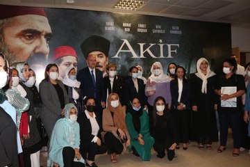 Son dakika haber... Bakan Soylu 'Akif' filminin galasına katıldı