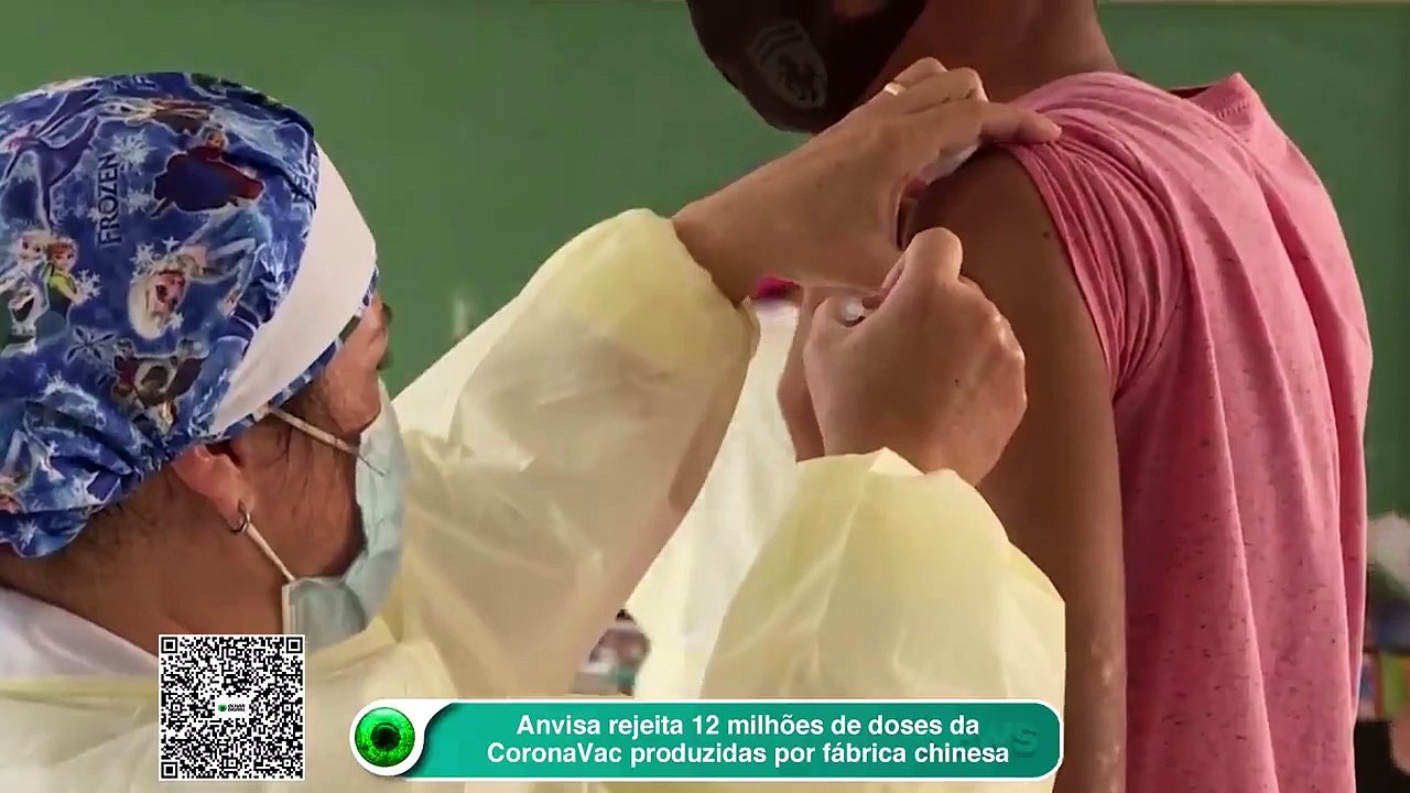 Anvisa rejeita 12 milhões de doses da CoronaVac produzidas por fábrica chinesa