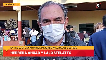 Herrera Ahuad y Stelatto, entre los funcionarios mejores valorados del país