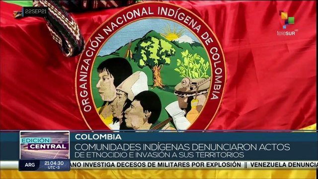Comunidades indígenas en Colombia denuncian actos de etnocidio e invasión a sus territorios