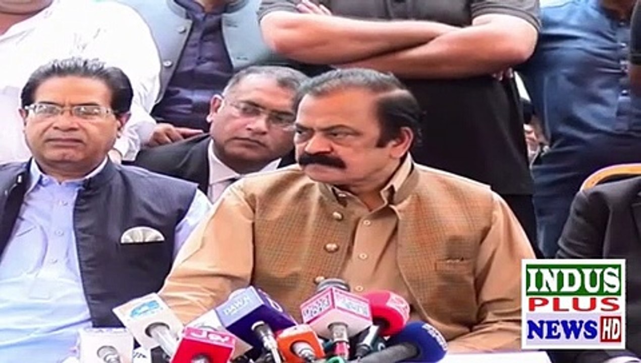 PMLN Leader Rana Sanaullah Media Talk | Indus Plus News Tv