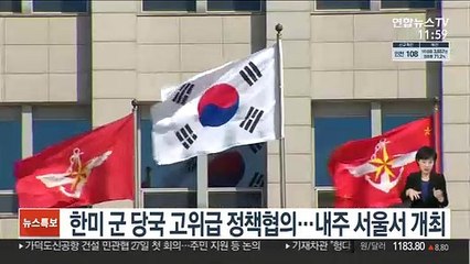 한미 군 당국 고위급 정책협의…내주 서울서 개최