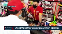 Satpol PP Sidak Sertifikat Vaksin Karyawan Minimarket Berjaringan