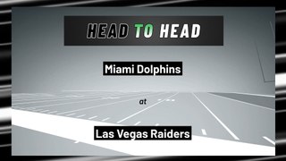 Las Vegas Raiders - Miami Dolphins - Moneyline