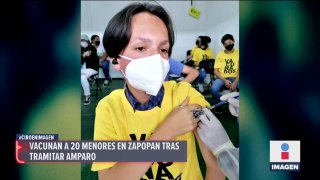 Vacunan a menores de edad en Zapopan tras tramitar amparo