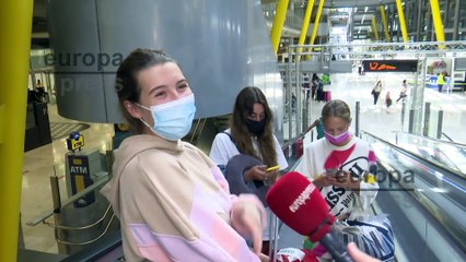 Alba Díaz regresa de México sin hablar acerca de sus planes de futuro y su nueva pareja