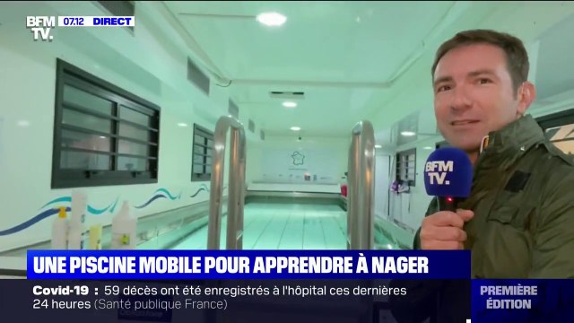 Un camion-piscine itinérant pour apprendre à nager à tous les enfants
