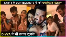 Khatron Ke Khiladi Contestants Crazy Dance Videos At Wrap Up Party Arjun,Vishal, Anushka & More