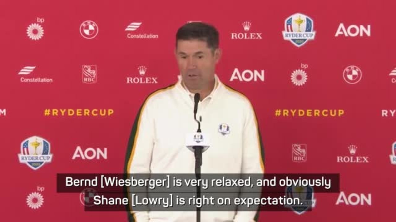 Hovland and Garcia 'exceeded' Europe captain Harrington's expectations