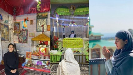 Sara Ali Khan ने Kashmir के मंदिर-मस्जिद, गुरुद्वारे और गिरजाघर में टेका माथा | FilmiBeat