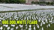 '660,000+ white flags planted in honor of COVID-19 victims in the US'