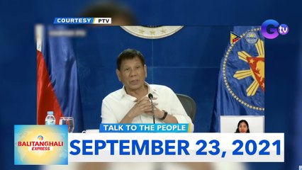Balitanghali Express: September 23, 2021 [HD]