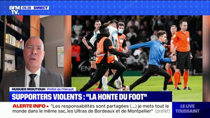 "Ces gens là sont la lèpre du foot": le préfet de l'Hérault réagit aux échauffourées après Montpellier-Bordeaux