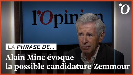 Alain Minc: «Zemmour hystérise une société qui n’en a pas besoin»