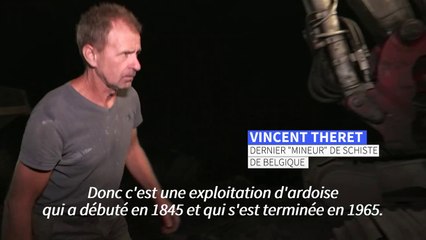 Dans les Ardennes belges, le dernier "mineur" de schiste de Belgique