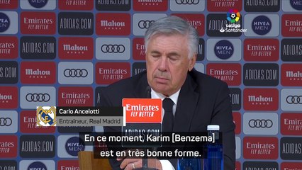 Ancelotti : "Benzema est complet"