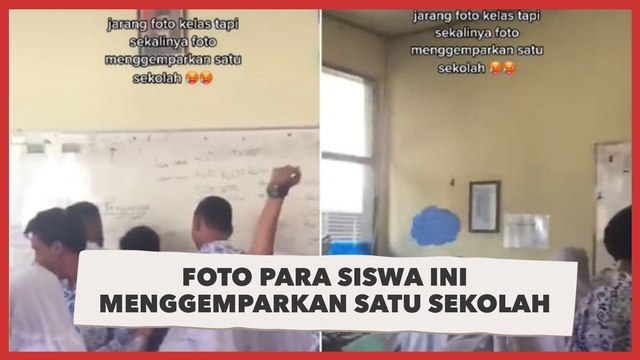 Jarang Foto Bareng Satu Kelas, Konsep Foto Para Siswa ini Menggemparkan Satu Sekolah