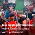 Watch: Mesmerizing Performance By The Indian Army Band