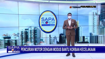 Pencurian Motor Modusnya Bantu Korban Kecelakaan