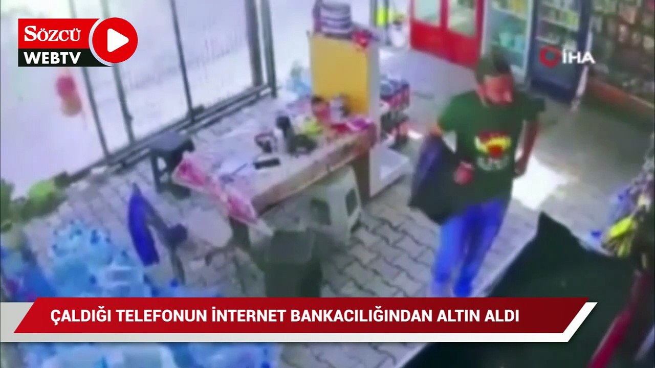 Böyle hırsızlık görülmedi: Çaldığı telefonların internet bankacılığından altın aldı