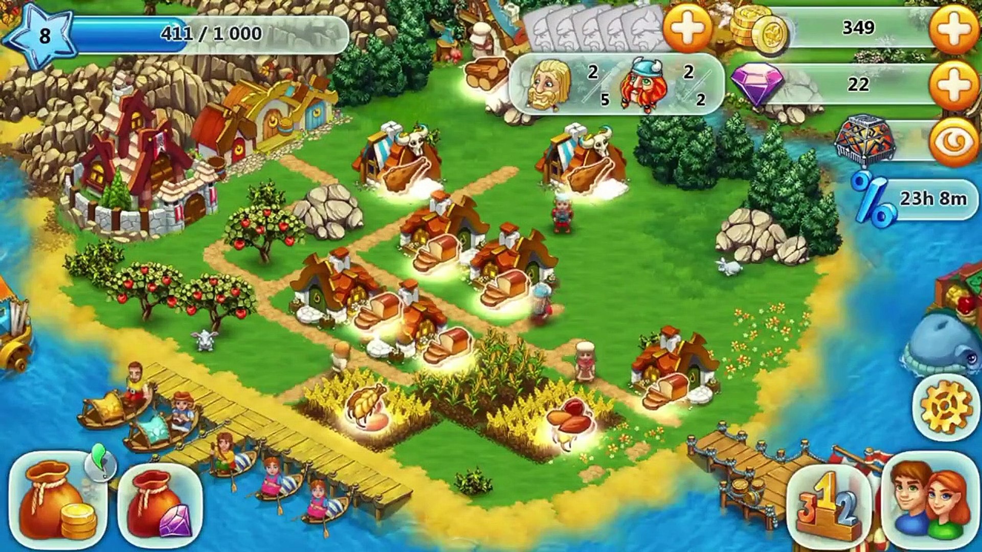 Harvest Land Farm & City Building - How to Level Up Fast And Reach Level 20  - video Dailymotion