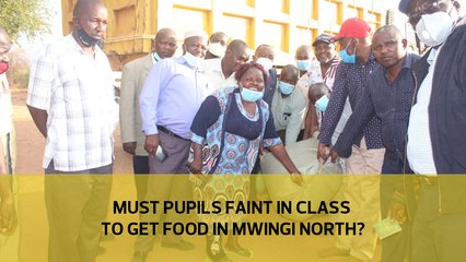 Must pupils faint in class to get food in Mwingi North-