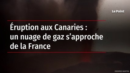 Éruption aux Canaries : un nuage de gaz s’approche de la France