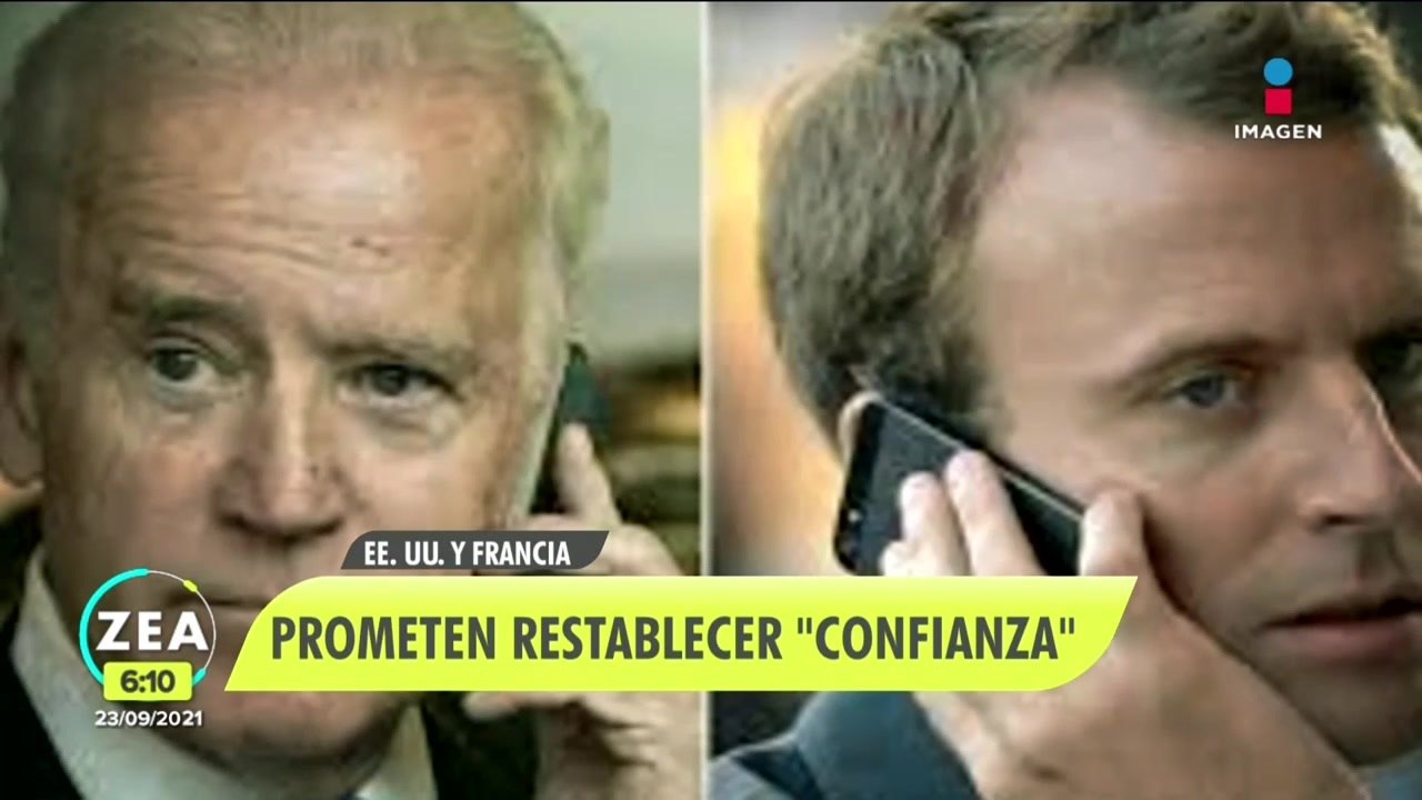 EU y Francia prometen restablecer la "confianza" tras crisis de submarinos
