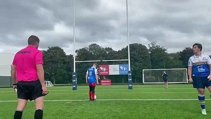 Amazing video shows moment talented rugby player became first ever blind person to score a kick conversion in match