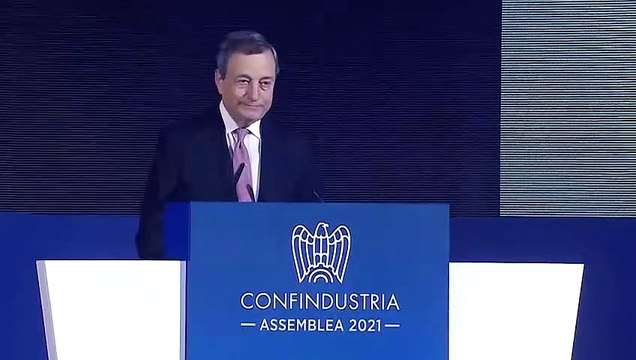 Tasse, Draghi: Nessun aumento e sull'ambiente: Transizione ecologica una necessità