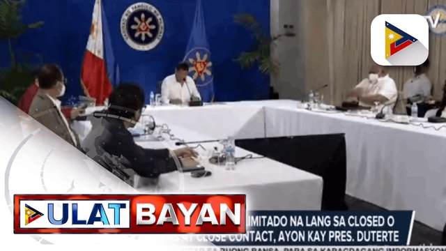 Pagsusuot ng face shield, limitado na lang sa Closed o Crowded areas at Close contact, ayon kay Pres. Duterte; Octa Research, tiniyak na nakatutulong laban sa pagtaas ng kaso ng COVID-19 ang pagsusuot ng face shield