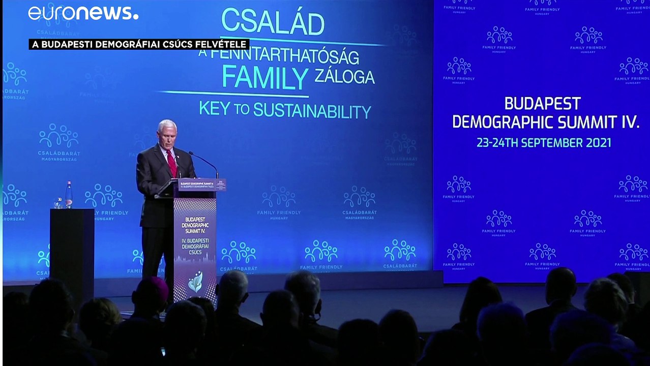 Budapesten dicsérte a magyar családpolitikát Mike Pence