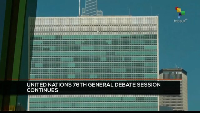 FTS 8:30 23-09: United Nations 76th General Debate Session continues