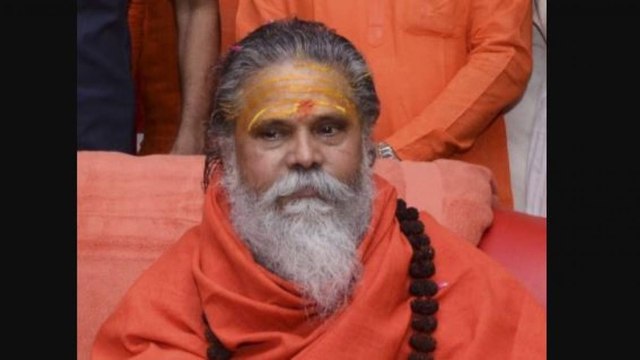 Watch Narendra Giri's room moments after his death