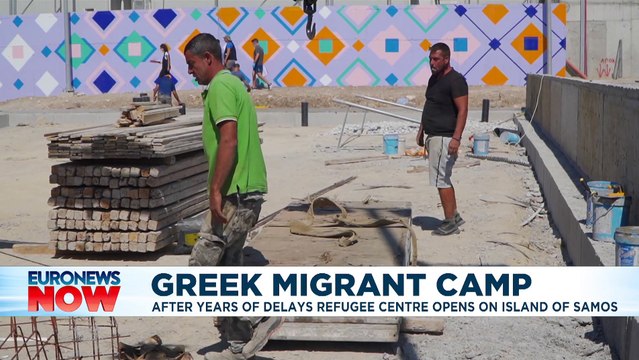 New migrant centre opens on the Greek island of Samos