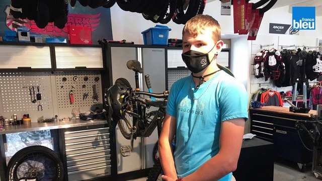 Gaétan, 18 ans, victime d'un piège alors qu'il roulait à VTT dans les Vosges