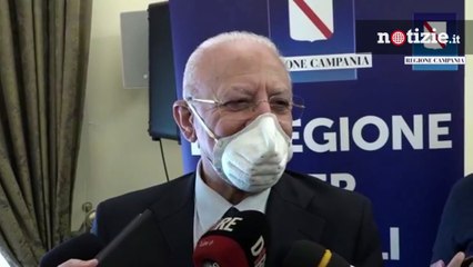 Scontro Conte-Fedez, De Luca "Ragioniamo su capienza al 100% in spettacoli e concerti"