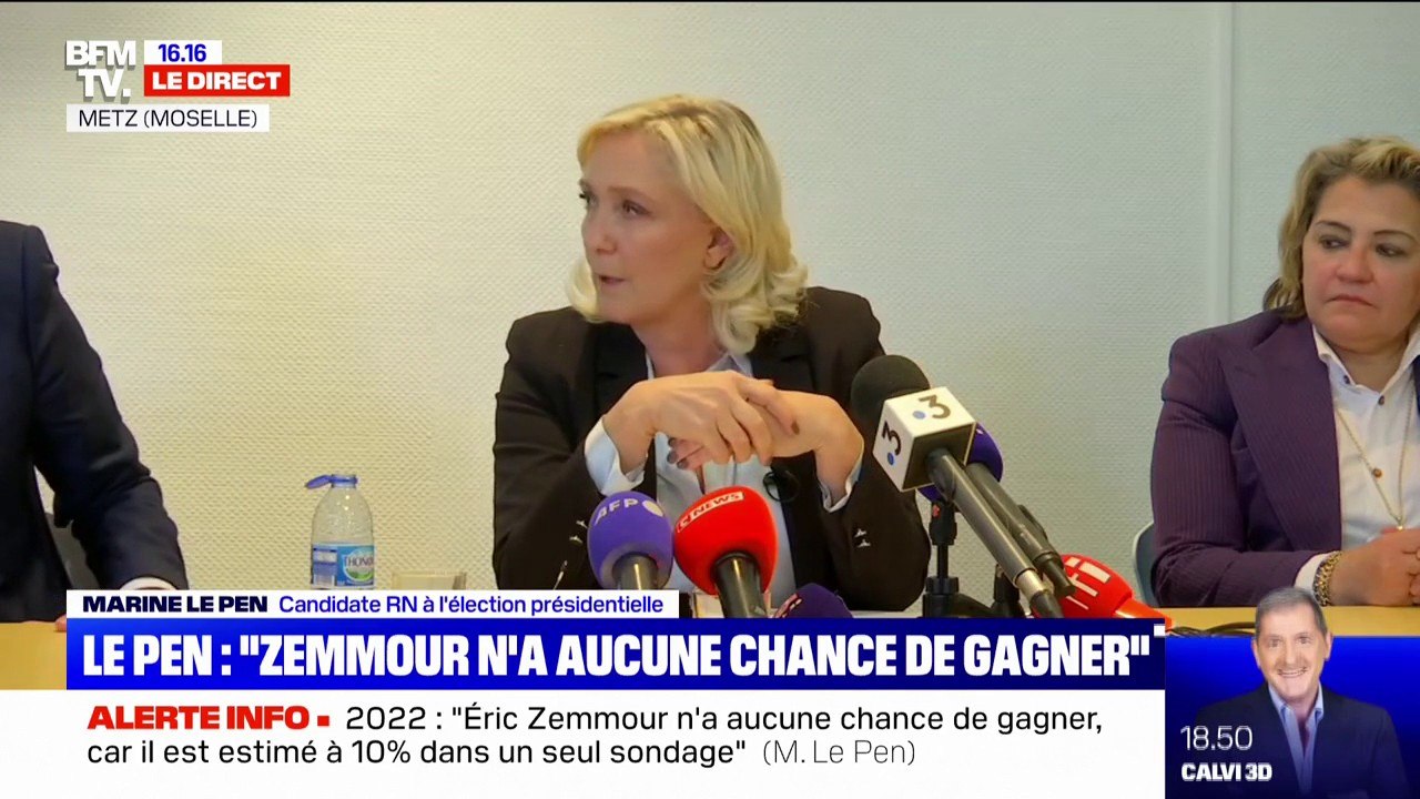 Crise des sous-marins: pour Marine Le Pen, "Emmanuel Macron n'est pas à la hauteur de la situation"
