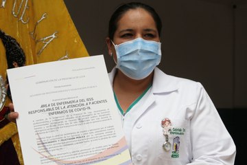 Personal de salud de primera línea recibió nombramiento