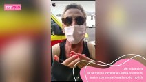 Un voluntario de La Palma increpa a Lydia Lozano por buscar gente que lo estuviera pasando mal en el pabellón de los afectados por el volcán