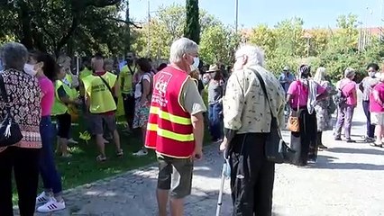 Une manifestation de soutien à sept demandeurs d'asile expulsés de leur foyer