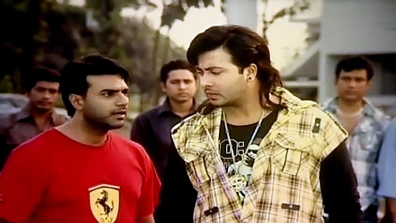 O Pollobi Ke Dakka Marche - Movie Screen - Amar Challenge - Shakib Khan - Shahara -