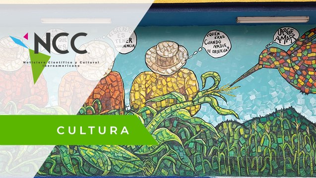 Denis Berrios, el pintor catracho que crea murales colectivos