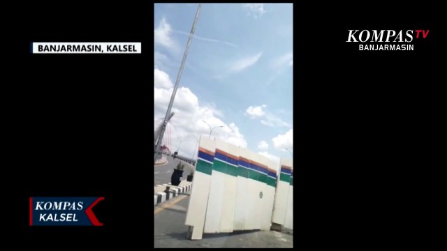 Viral Video Aku Ading Basit Lolos Penjagaan Melintas Jembatan Alalak Banjarmasin