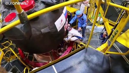 ¡Motor, acción! Tres profesionales rusos se entrenan para rodar una película en el espacio