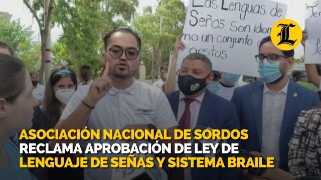 Asociación Nacional de Sordos reclama aprobación de ley de lenguaje de señas y sistema Braile