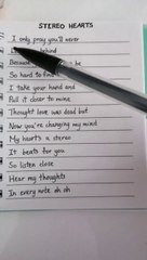 STEREO HEARTS || Lyrics and music