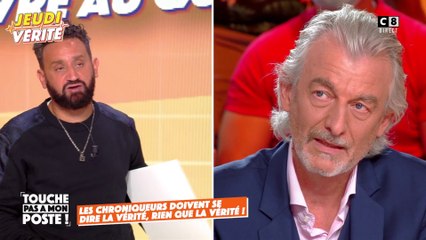 Gilles Verdez en larmes suite à un compliment de Cyril Hanouna !