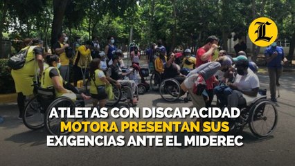 Atletas con discapacidad motora presentan sus exigencias ante el Miderec