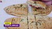 Garlic Bread Recipe | Cheese & Corn Stuffed Garlic Bread | Dominos Style Garlic Bread | Garlic Bread